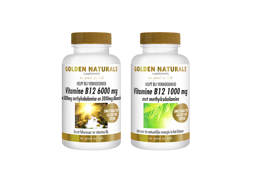efficiënt Intiem worst Vitamine B12 - Golden Naturals - GezondheidsWinkel De Goudsbloem